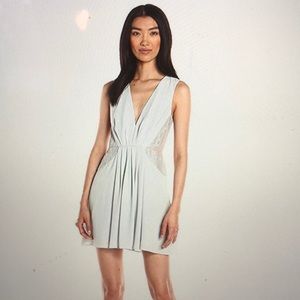 BCBG “Rania” Cocktail Dress with Lace Inset